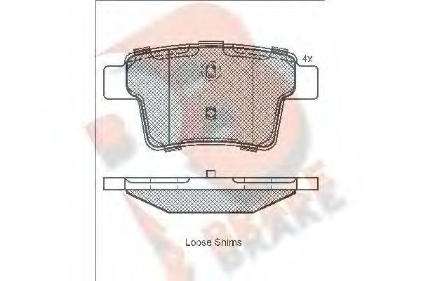 R BRAKE RB1722