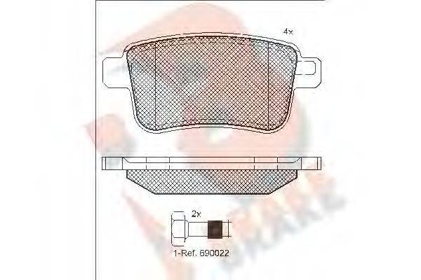 R BRAKE RB1855