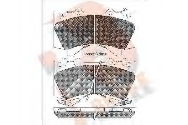 R BRAKE RB1874