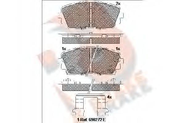 R BRAKE RB2034