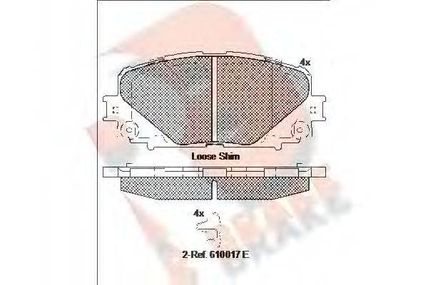 R BRAKE RB2168