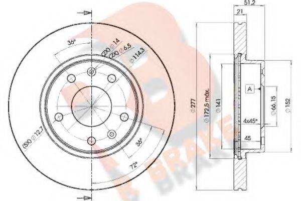 R BRAKE 78RBD21010