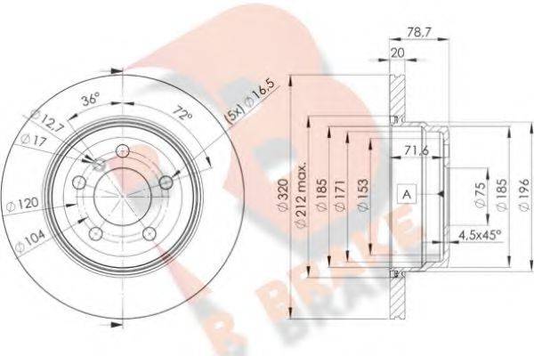 R BRAKE 78RBD21970