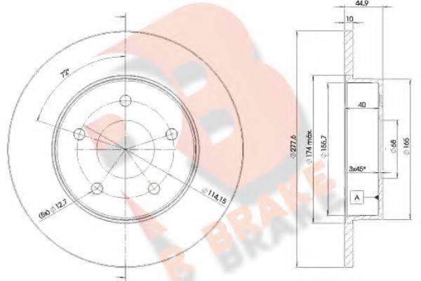 R BRAKE 78RBD24101