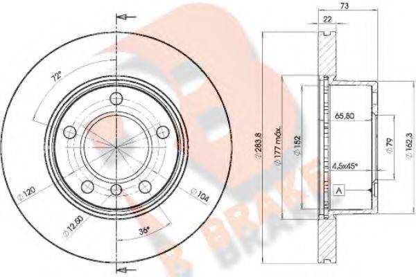 R BRAKE 78RBD24629