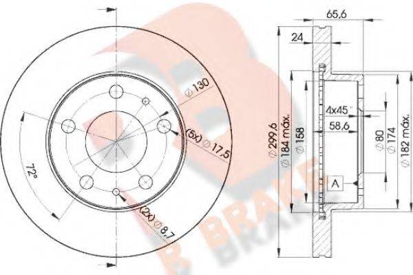 R BRAKE 78RBD24682