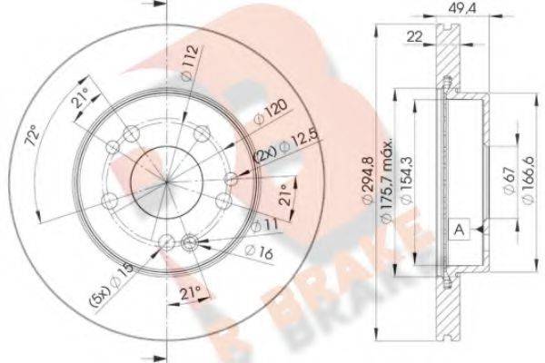 R BRAKE 78RBD26471