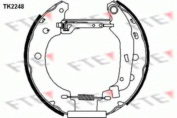 METZGER KT2508 Комплект гальмівних колодок