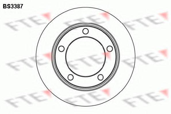 FTE BS3387 гальмівний диск