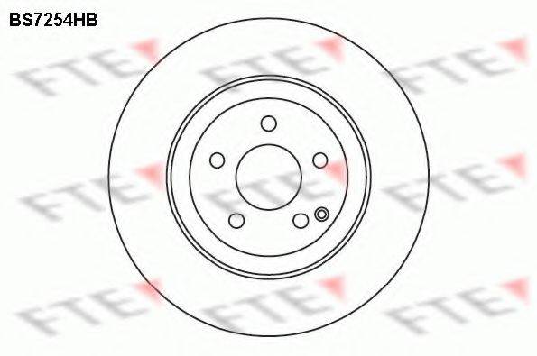 FTE BS7254HB гальмівний диск