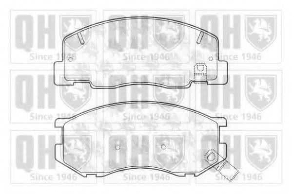 QUINTON HAZELL 23033 Комплект гальмівних колодок, дискове гальмо