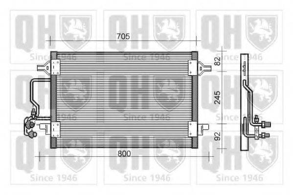 VW 4D0 260 401A Конденсатор, кондиціонер