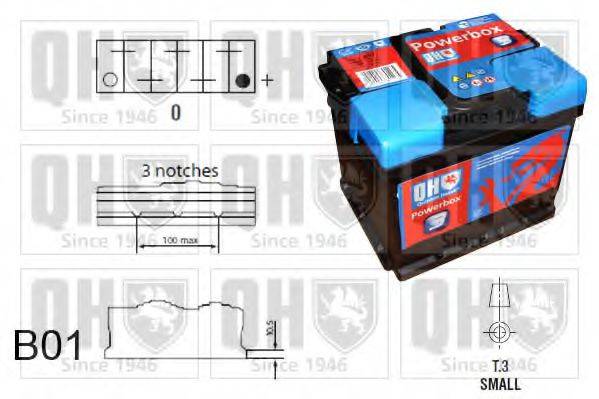 QUINTON HAZELL QBT054HD3 Стартерна акумуляторна батарея