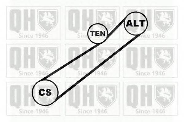 QUINTON HAZELL QDK9 Полікліновий ремінний комплект