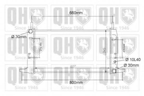 FORD 85GB 8005 BD Радіатор, охолодження двигуна