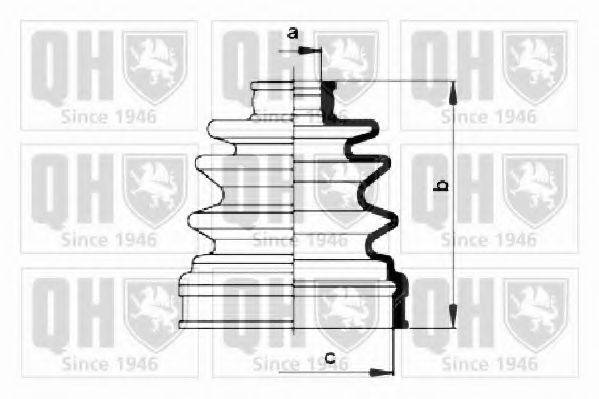 SUZUKI 44219-60G50 Комплект пильника, приводний вал