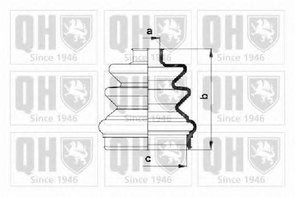 NISSAN 39741-41B26 Комплект пильника, приводний вал