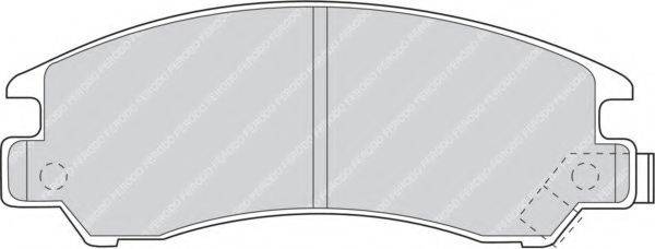 FERODO 20113 Комплект гальмівних колодок, дискове гальмо