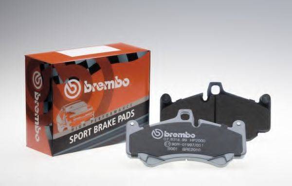 BREMBO 07B31530 Комплект високоефективних гальмівних колодок