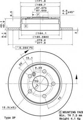 BREMBO 08.A737.10