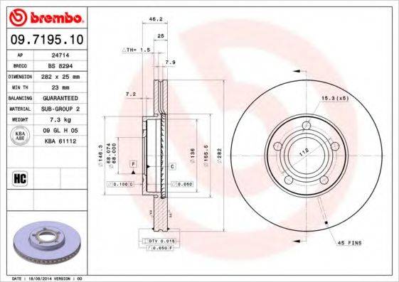 BREMBO 09.7195.10