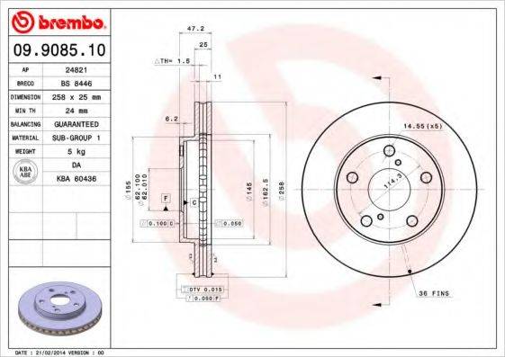 BREMBO 09.9085.10