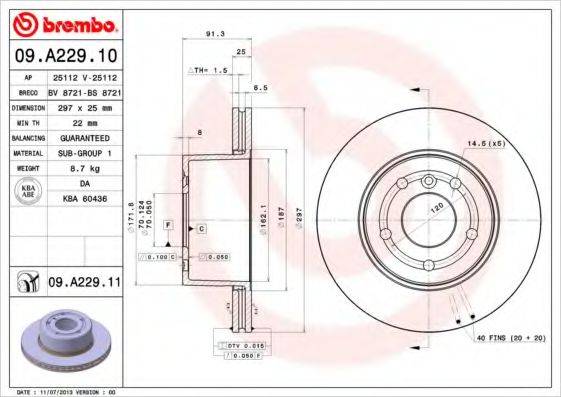 BREMBO 09.A229.10