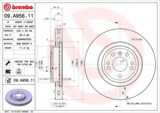 BREMBO 09.A956.11