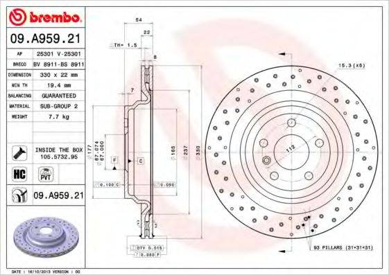 BREMBO 09.A959.21