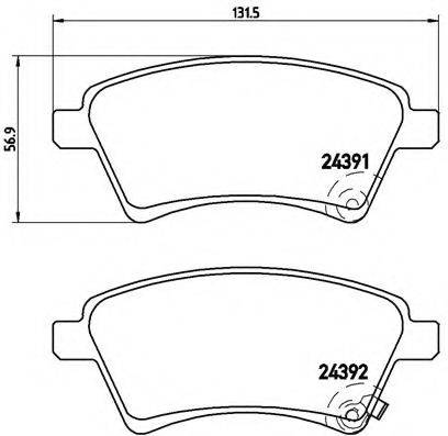 BREMBO P 23 105