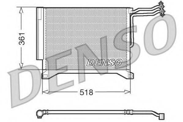 DENSO DCN05100 Конденсатор, кондиціонер