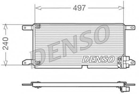 FIAT 284006203 Конденсатор, кондиціонер