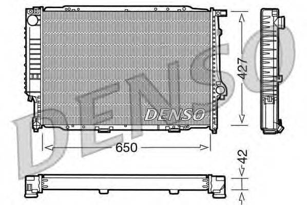 DENSO DRM05056 Радіатор, охолодження двигуна