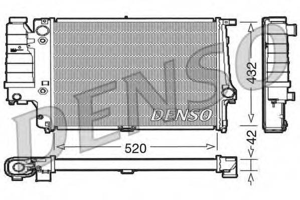 DENSO DRM05065 Радіатор, охолодження двигуна