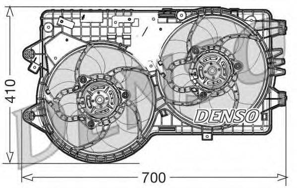 DENSO DER09067 Вентилятор, охолодження двигуна