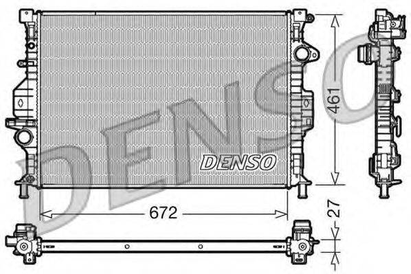 DENSO DRM10069 Радіатор, охолодження двигуна