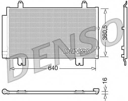 LEXUS 8846030871 Конденсатор, кондиціонер