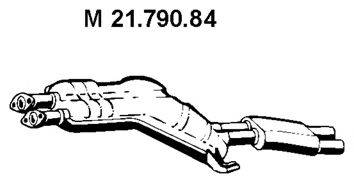 EBERSPACHER 2179084 Середній глушник вихлопних газів