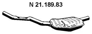 BMW 18121723508 Глушник вихлопних газів кінцевий