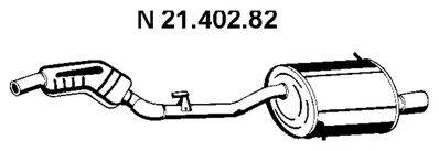 BMW 18 10 1 438 089 Глушник вихлопних газів кінцевий