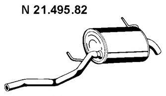 BMW 18 30 1 745 418 Глушник вихлопних газів кінцевий