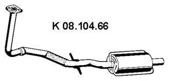 OPEL 858020 Каталізатор