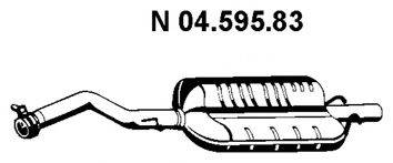 FORD 1496904 Глушник вихлопних газів кінцевий