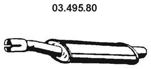 FIAT 46548655 Середній глушник вихлопних газів