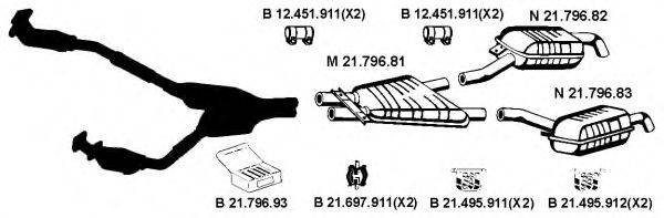 EBERSPACHER 212141 Система випуску ОГ