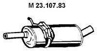 MERCEDES-BENZ 1694901222 Середній глушник вихлопних газів