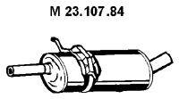 MERCEDES-BENZ 1694901322 Середній глушник вихлопних газів