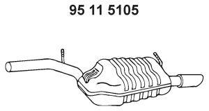 AUDI 8E0253609FT Глушник вихлопних газів кінцевий