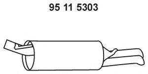 AUDI 4B0253609DL Глушник вихлопних газів кінцевий