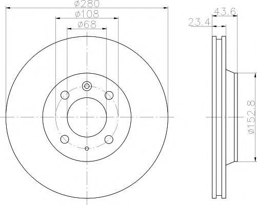 MINTEX MDC1100 гальмівний диск